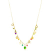  17 Charms Necklace in 18kt Yellow Gold