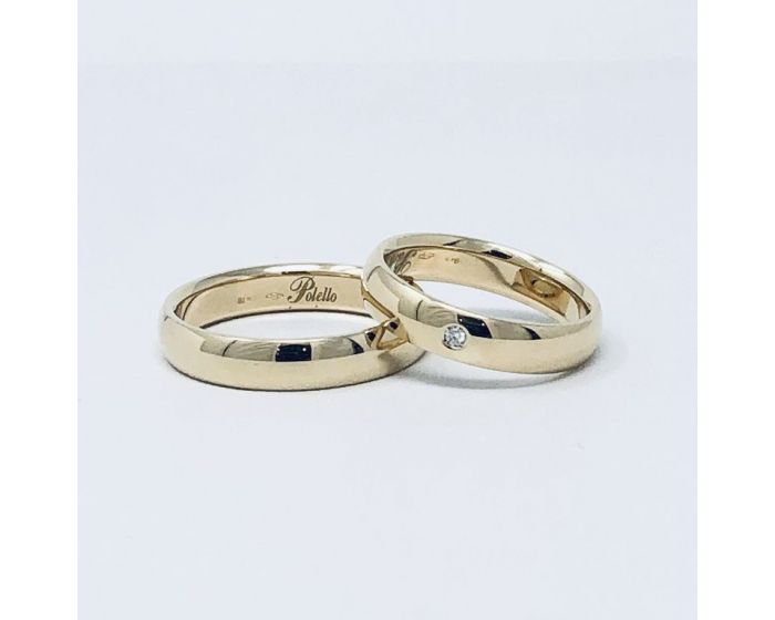 Polello Wedding Rings 2559G