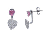  Maiocchi Silver Earrings Silver heart and zircons