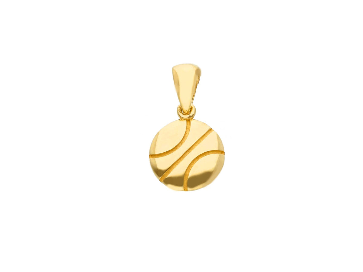 Ciondolo Pallone Pallavolo in Oro Giallo 18kt