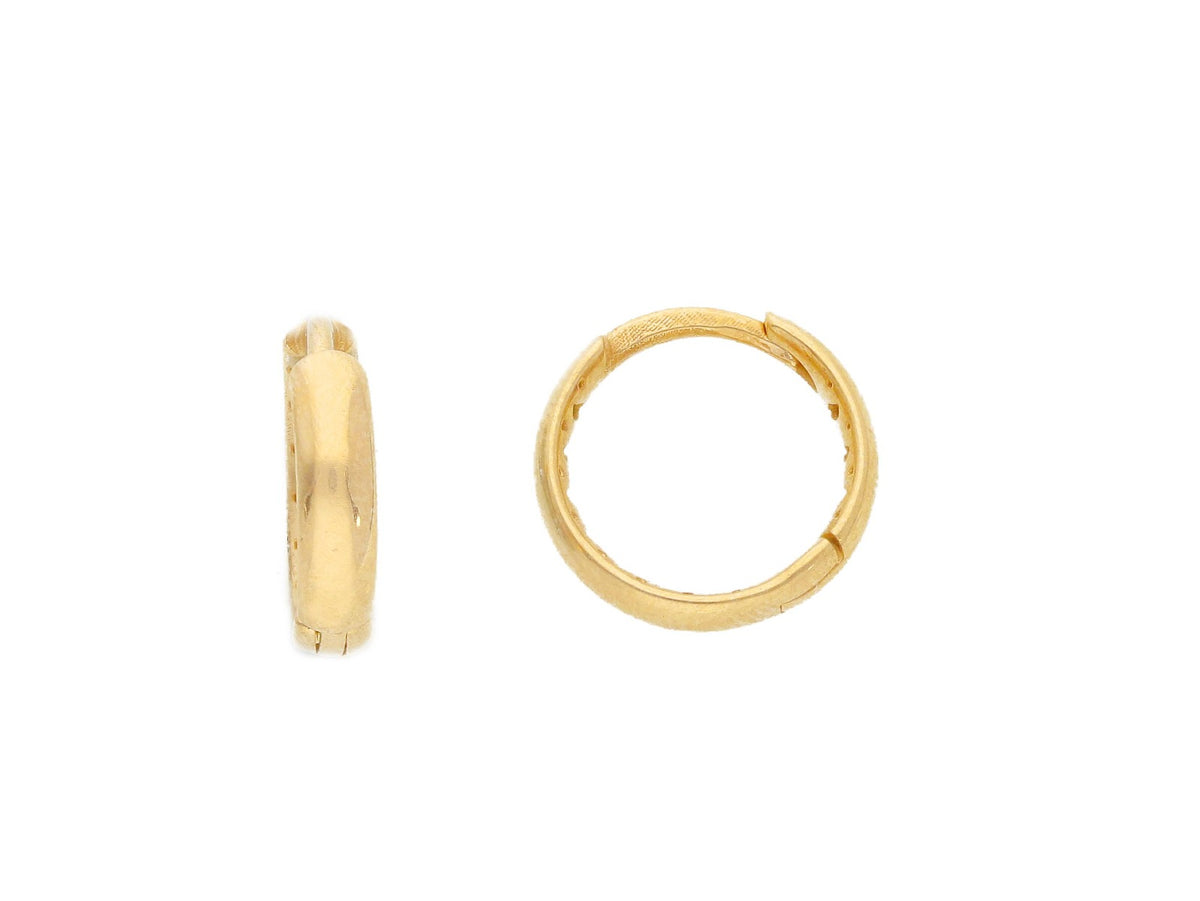  Scattino Hoop Earrings in 18kt Yellow Gold