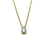  Light Point Necklace Yellow Gold 0.20 ct F VVS2