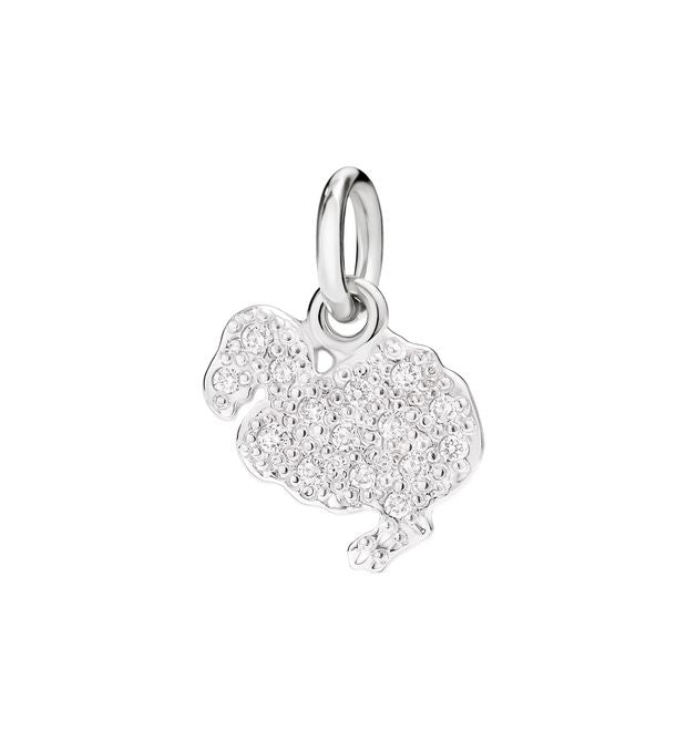 Dodo Charm Dodo 18kt White Gold and Diamonds