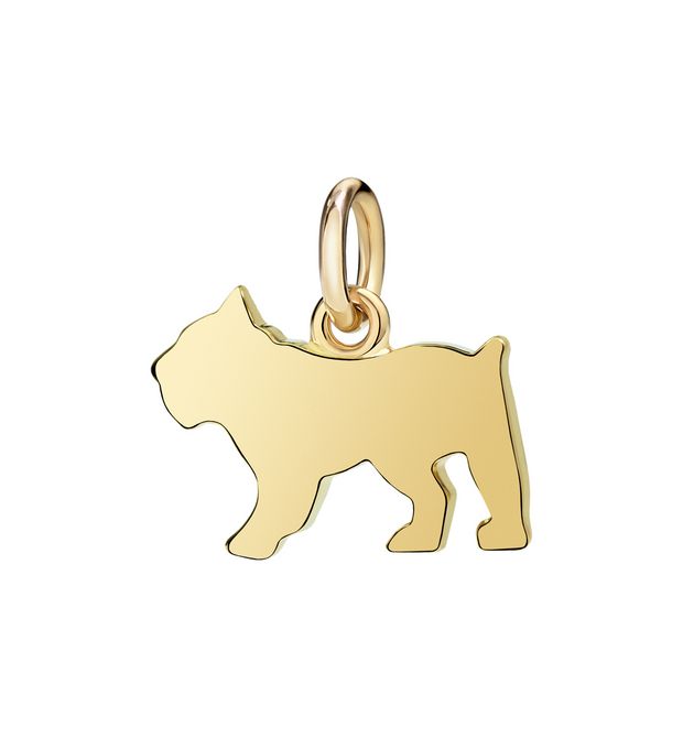  Dodo Dog Charm 3 GR 18kt Yellow Gold