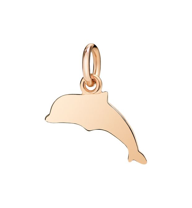  Dodo Dolphin Charm 9kt Rose Gold