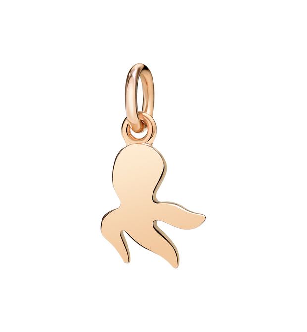 Dodo Charm Polpo Oro Rosa 9kt