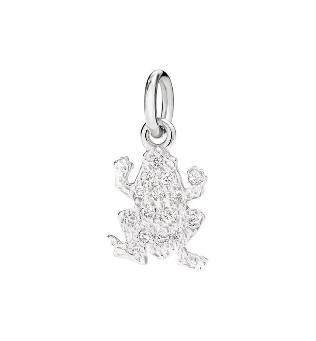 Dodo Charm Ranocchio Oro Bianco 18kt e Diamanti