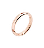  Dodo Brisé Ring with Hole for Pendant in 9kt Rose Gold