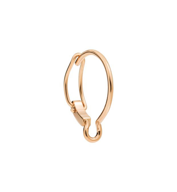 Dodo Orecchino A Cerchio Piccolo Oro Rosa 9kt