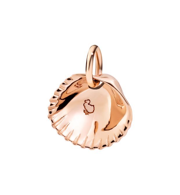 Dodo Shell Charm 9kt Rose Gold