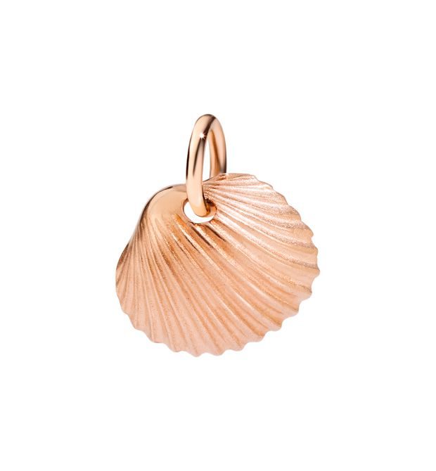 Dodo Shell Charm 9kt Rose Gold