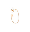  Dodo Oval Earring in 9kt Rose Gold