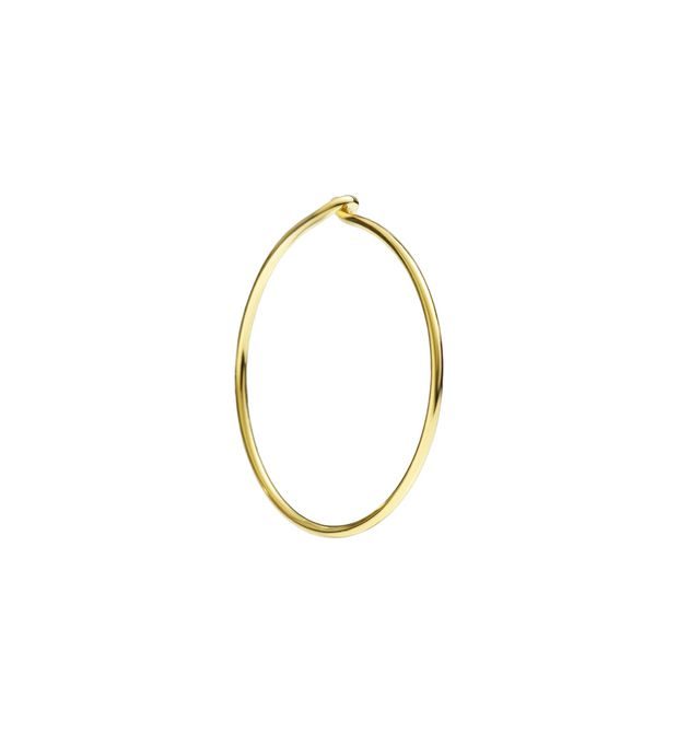  Dodo Large Hoop Earring in 18kt Yellow Gold