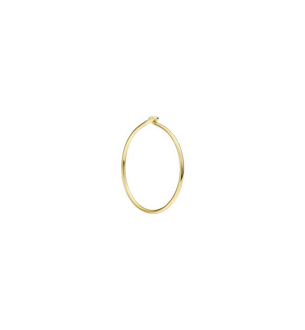 Dodo Small Hoop Earring in 18kt Yellow Gold