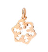  Dodo Snowflake Charm 9kt Rose Gold and Diamonds