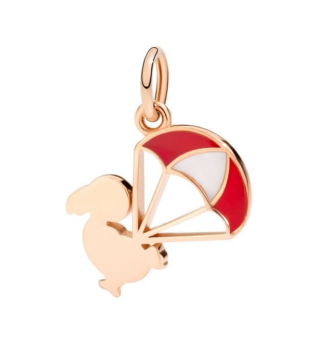 Dodo Charm Dodo Junior Oro Rosa 9kt e Smalto