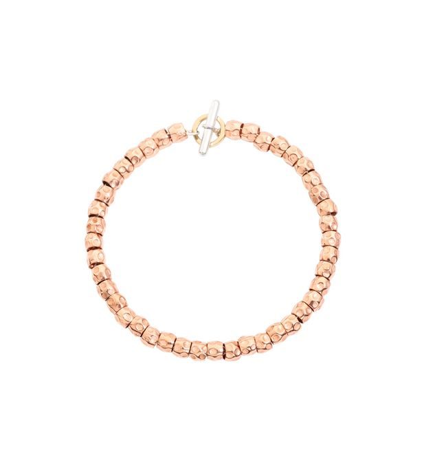 Dodo 9kt Rose Gold Granelli Bracelet
