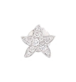  Dodo Star Earring in 18kt White Gold and Diamonds