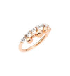  Dodo Bubble Ring in 9k Rose Gold and Silver