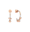 Dodo Small Bubbles Earrings in 9kt Rose Gold and Silver
