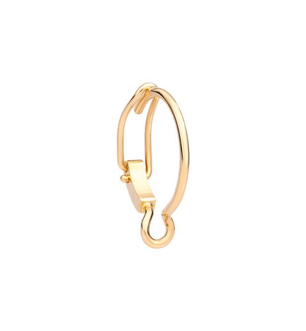 Dodo Small Hoop Earring in 18kt Yellow Gold