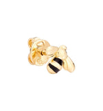  Dodo Bee Earring in 18kt Yellow Gold and Enamel