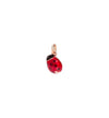  Dodo Mini Ladybug Charm in 9kt Rose Gold and Enamel