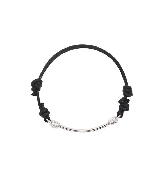 Dodo Bracciale Nodo Argento e Nappa