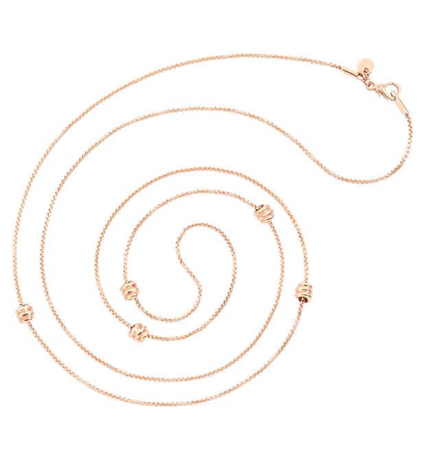Dodo Collana Nodo Oro Rosa 9kt 80 cm