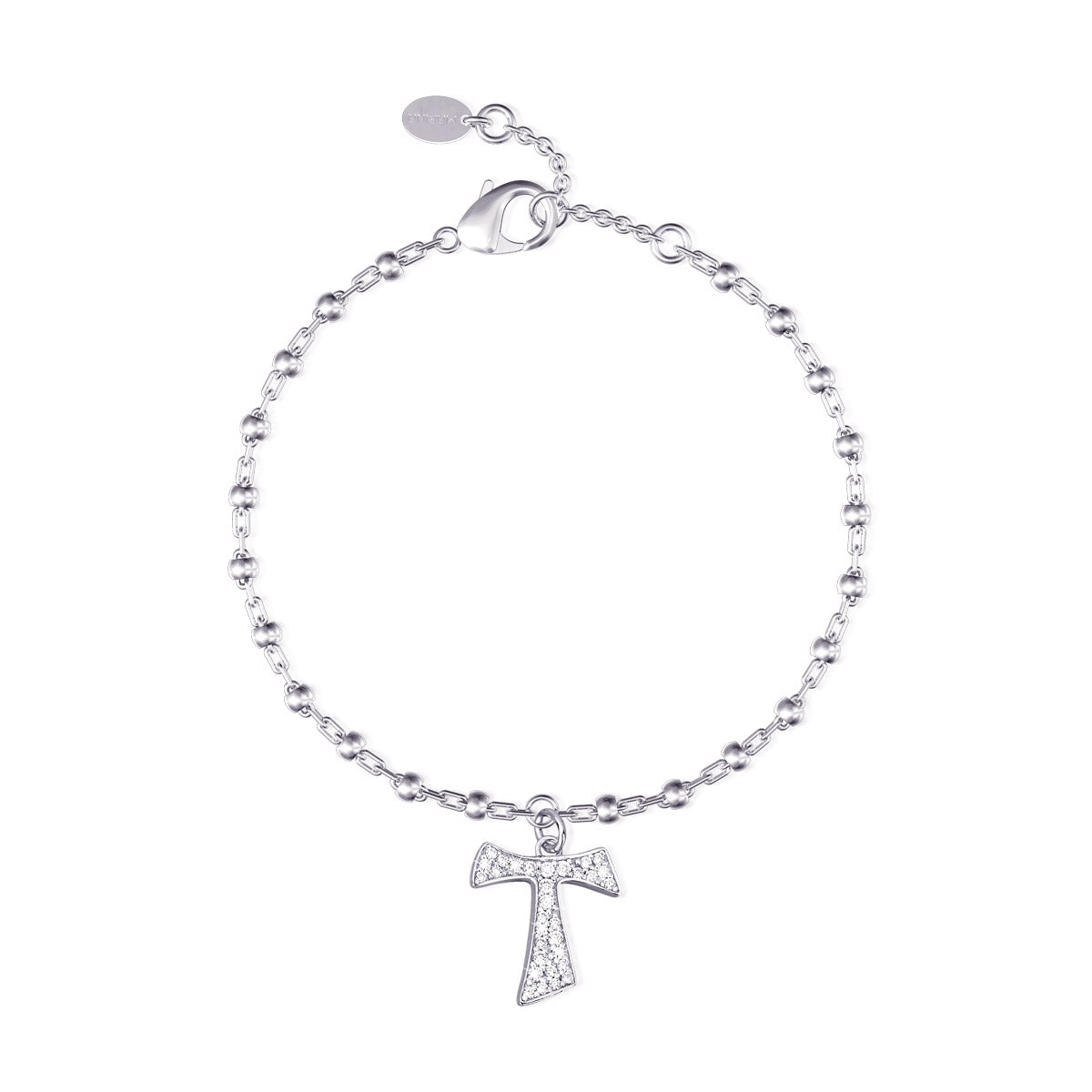 Maiocchi Silver Bracciale Croce Argento e Zirconi