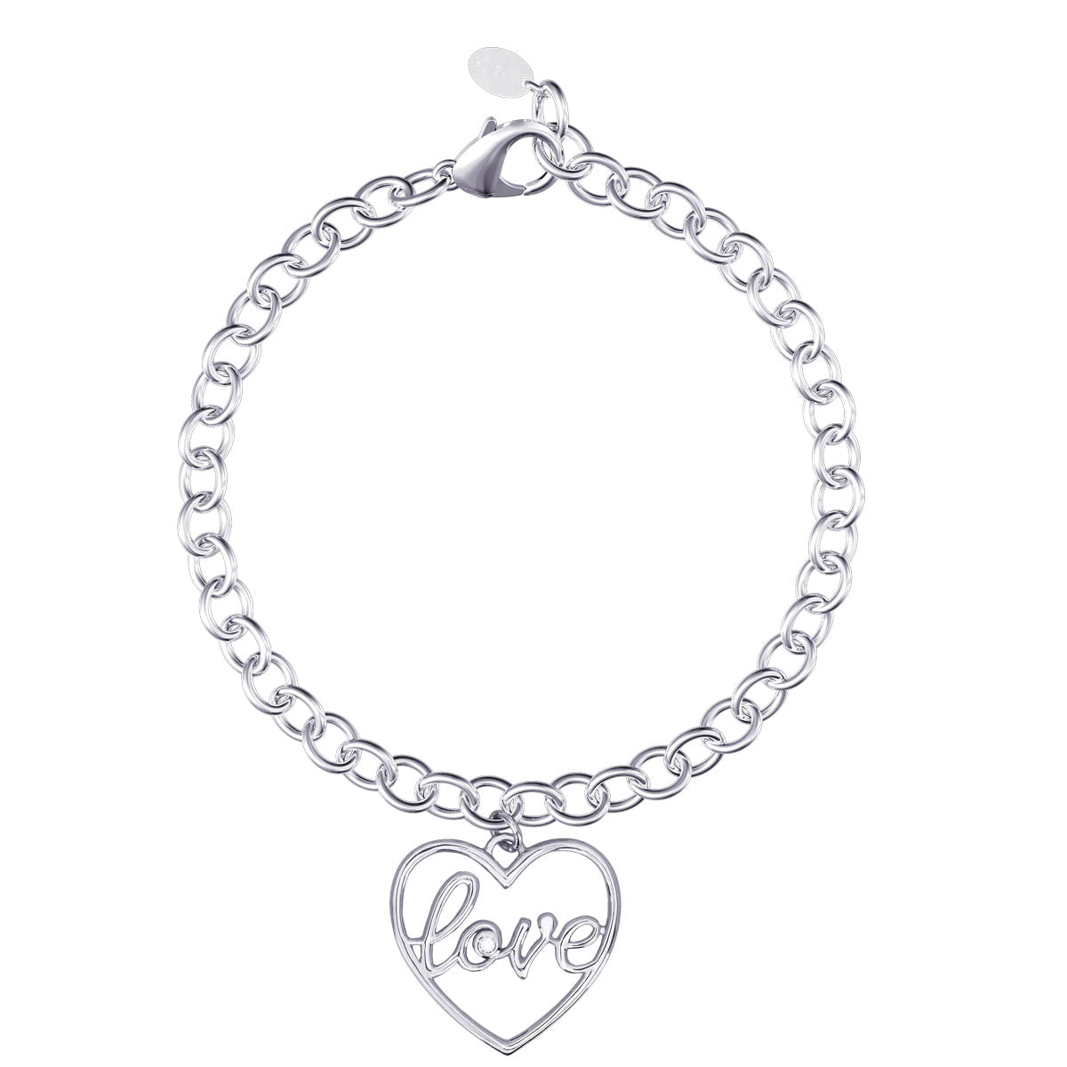 Maiocchi Silver Bracciale Cuore Love Argento