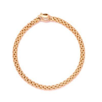 Fope Bracciale Unica Oro Rosa 610B