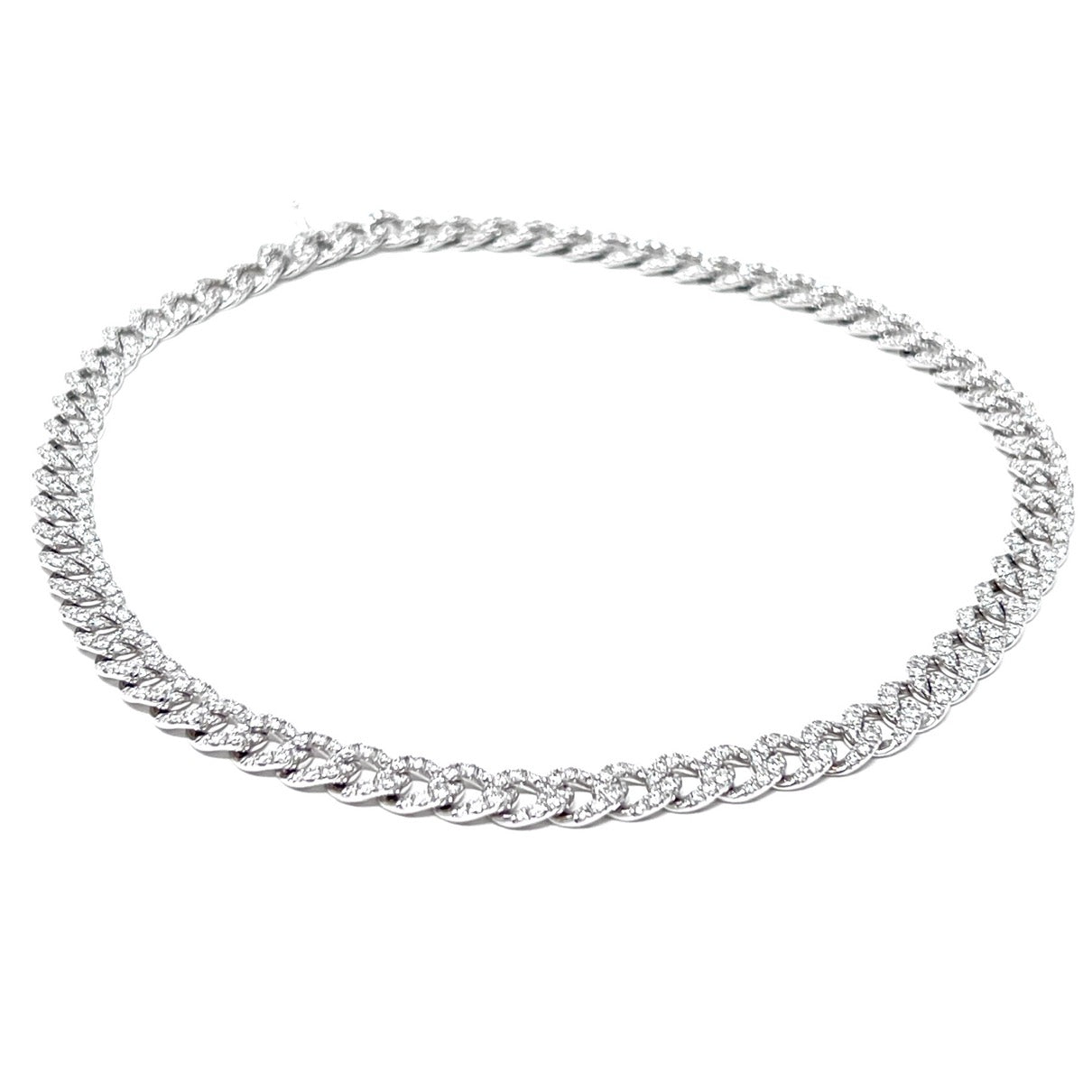  Maiocchi Milano Groumette Necklace in White Gold and Diamonds