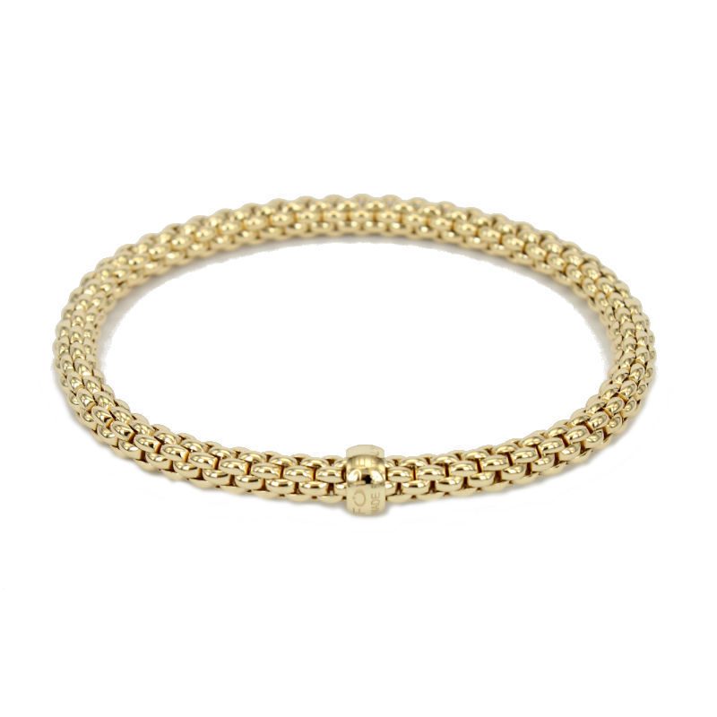  Fope FLEX IT Bracelet Only 620B Yellow Gold