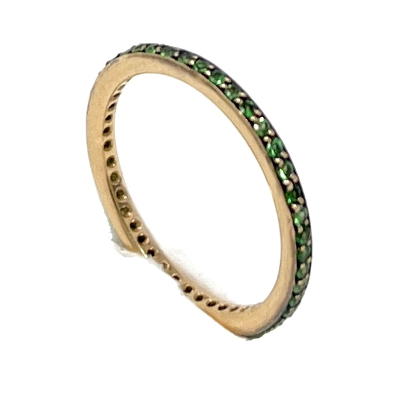 Tsavorite Antelope Band Ring