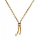  Fope Maori Necklace Yellow Gold and Diamonds 809BBR
