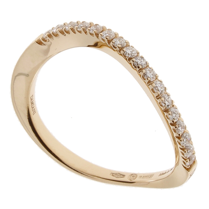 Damiani Forever Ring in Rose Gold and Diamonds