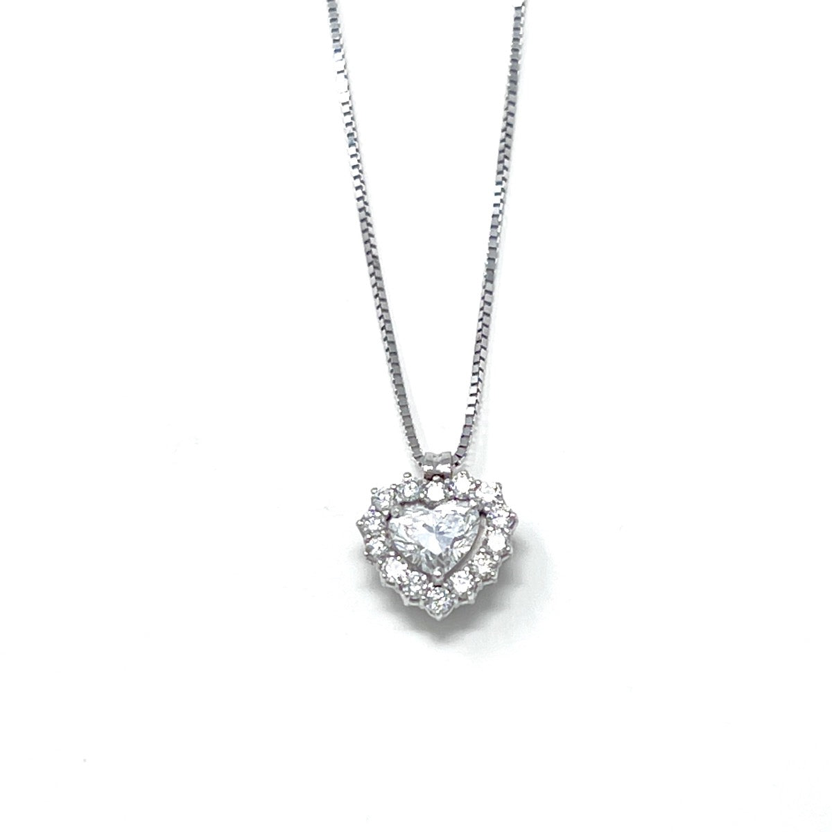 Light Point Diamond Necklace ct 0.50 G + 0.27