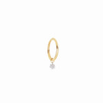  Maman et Sophie Piercing 9.5mm 18kt yellow gold with 0.05 ct naked diamond ORPRCG04D5P