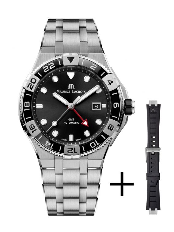 Maurice Lacroix Aikon Venturer GMT 43mm AI6158-SS00F-330-A
