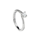  Damiani Amami Engagement Ring in White Gold and Diamond ct 0.52 F VS2 GIA