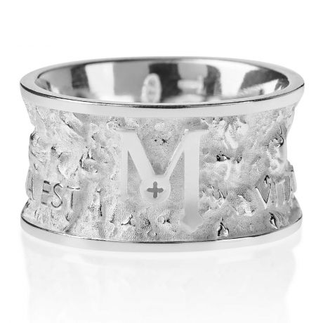  Tuum ITINERE ICONA Ring in Pure Silver