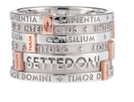 Tuum Ring 7 in Rhodium-plated Silver and Rose Gold