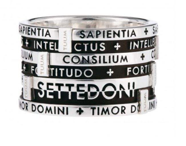 Tuum Anello 7 in Argento 925 Brunito