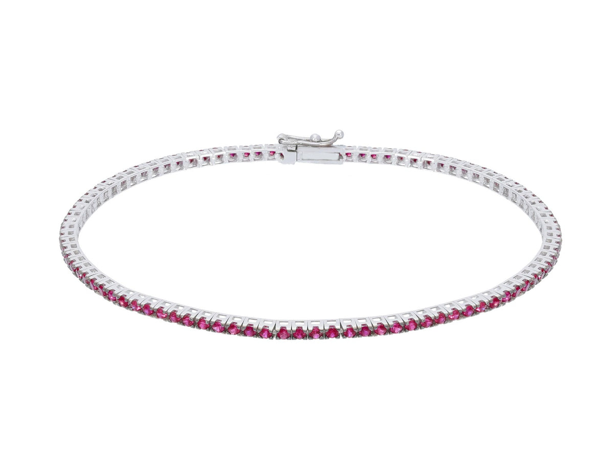 Maiocchi Milano Rubies Tennis Bracelet ct. 2.00