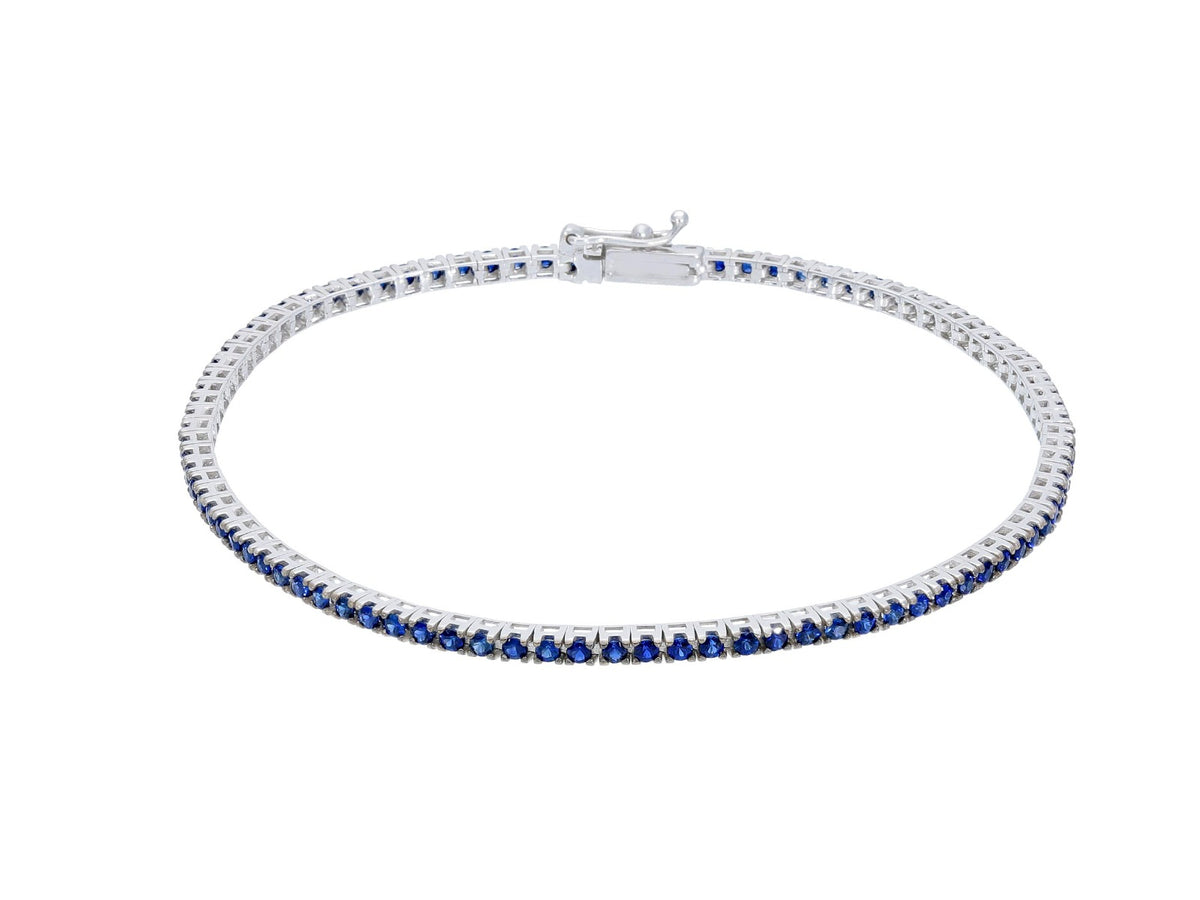 Maiocchi Milano Tennis Bracelet Sapphires ct. 2.00