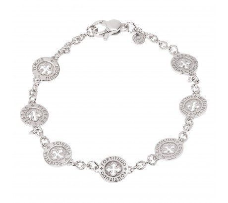  Tuum Settedoni Bracelet in Rhodium-Plated Silver