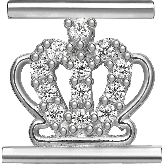 Eleonora Giordani Simbolo Argento rodiato corona