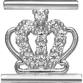  Eleonora Giordani Symbol Rhodium-plated silver crown