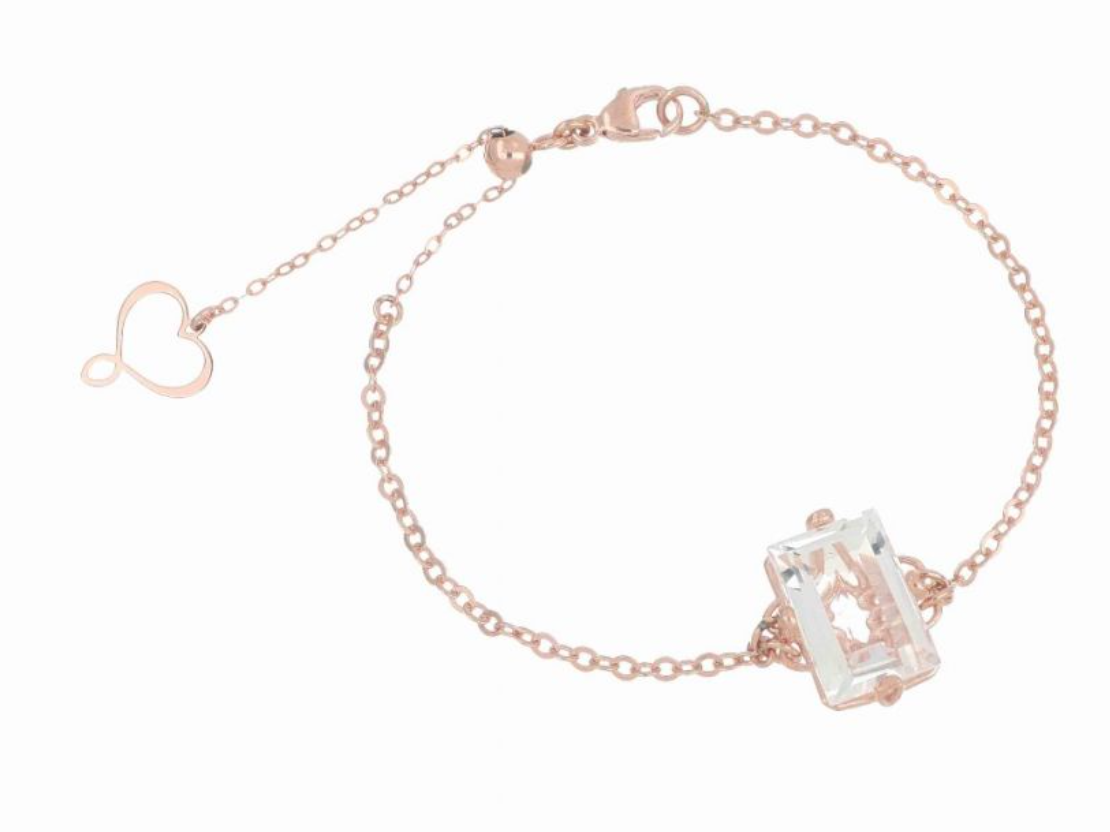  Maman et Sophie Pink Silver With Rock Crystal